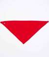 BZ23 BabyBugz Bandana Bib White / Red colour image